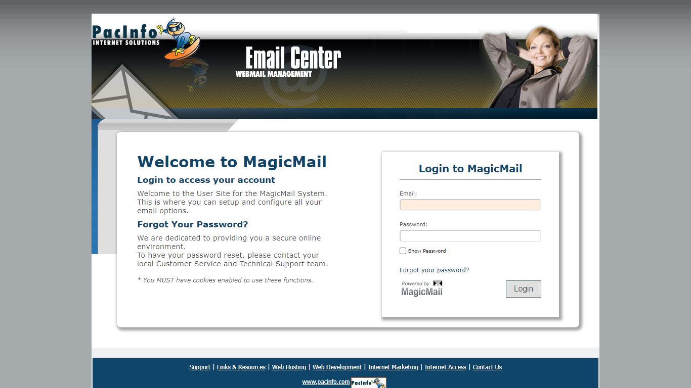 Welcome to MagicMail - PacInfo